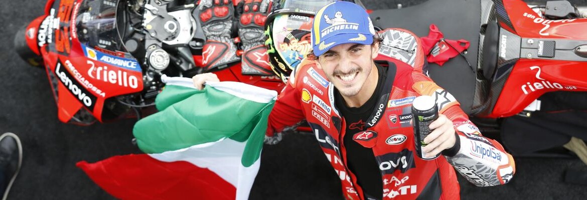 Francesco Bagnaia vence a primeira corrida curta da MotoGP
