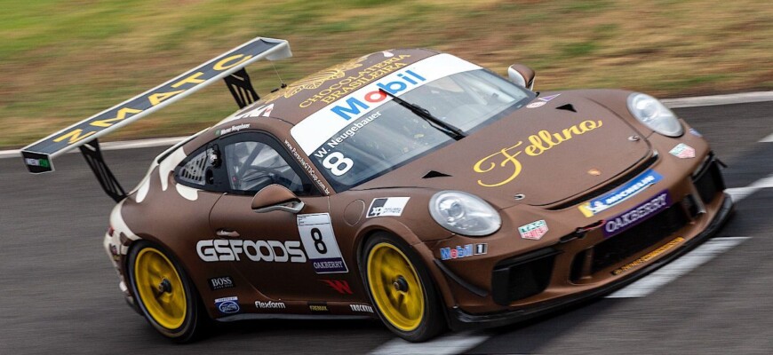 Werner Neugebauer é um dos mais rápidos em treinos do Porsche Cup em Goiânia