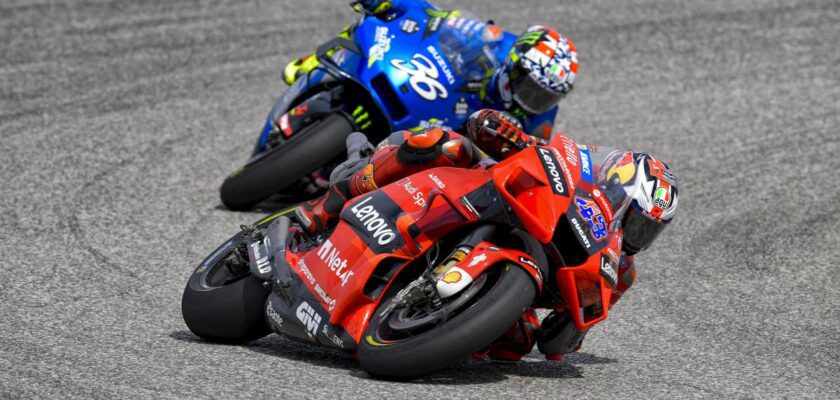 Jack Miller (Ducati) e Joan Mir (Suzuki) - EUA MotoGP 2021