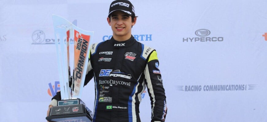 Kiko Porto comemora título da USF2000 com pódio duplo em Mid-Ohio