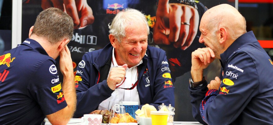 Christian Horner e Helmut Marko, GP de São Paulo, Interlagos, F1 2021