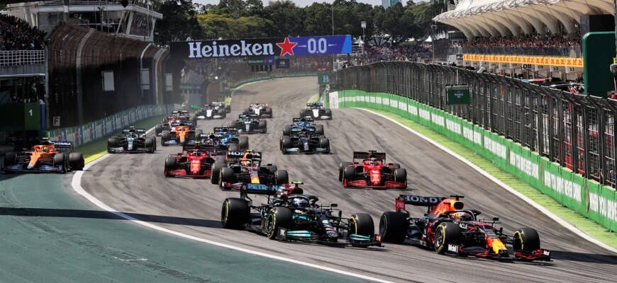 Largada, GP de São Paulo, Interlagos. F1 2021