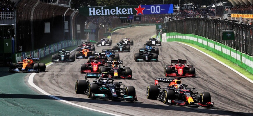 Largada, GP de São Paulo, Interlagos. F1 2021