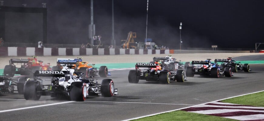 Largada, GP do Catar, Losail, F1 2021