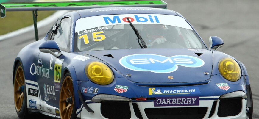 Leonardo Sanchez conquista top-10 na preliminar da Fórmula 1 pela Porsche Cup