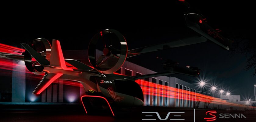 Eve e Marca Senna criam eVTOL Eve-Senna