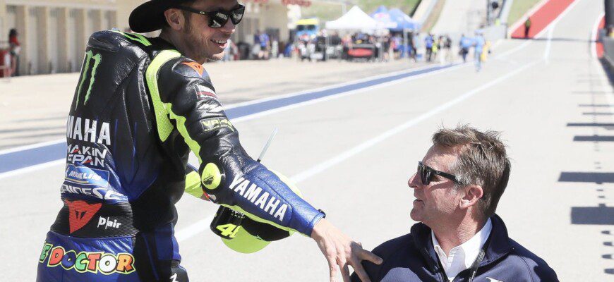 Valentino Rossi e Wayne Rainey