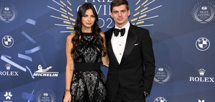 Max Verstappen e Kelly Piquet, Cerimônia da FIA, F1 2021