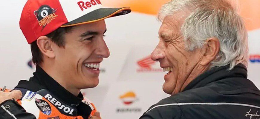 Marc Marquez e Giacomo Agostini