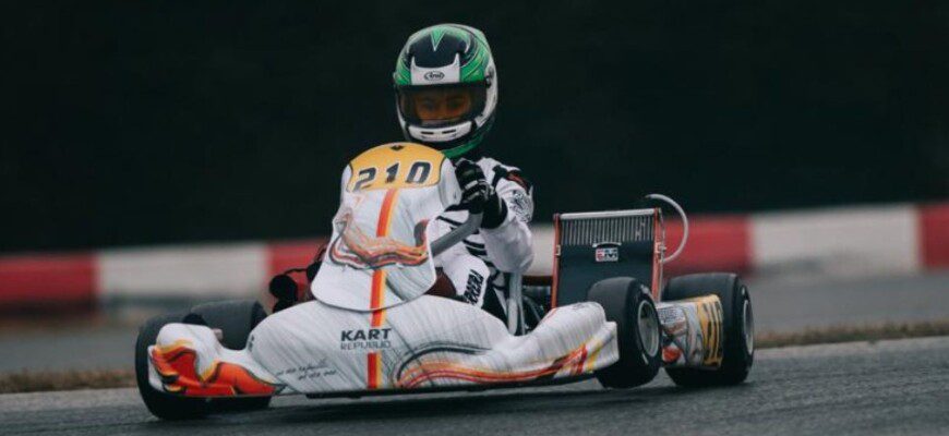 Matheus Ferreira crava a pole position no WSK Super Master na Itália