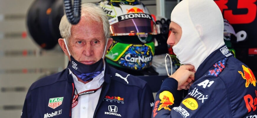 Helmut Marko e Max Verstappen