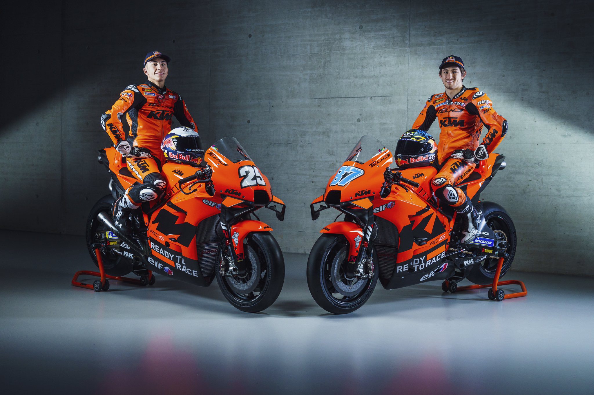 Raul Fernandez e Remy Gardner (KTM) - Apresentação KTM - MotoGP 2022