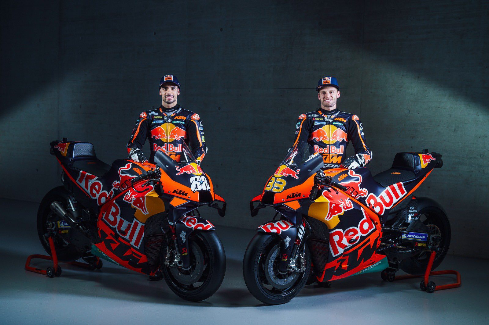 Miguel Oliveira e Brad Binder (KTM) - Apresentação KTM - MotoGP 2022