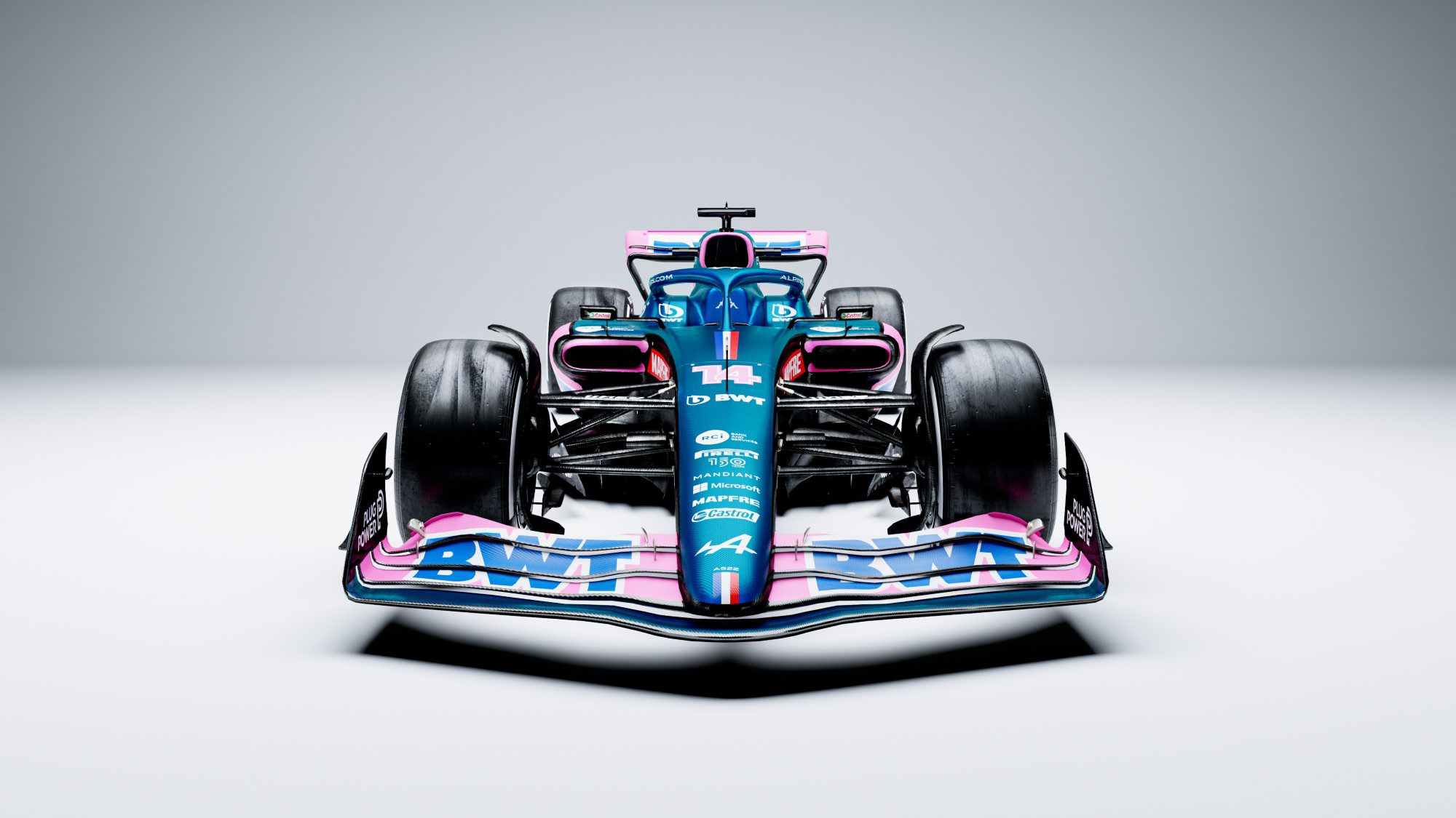 F1: Alpine apresenta carro 2022 em azul e rosa - Motor Show