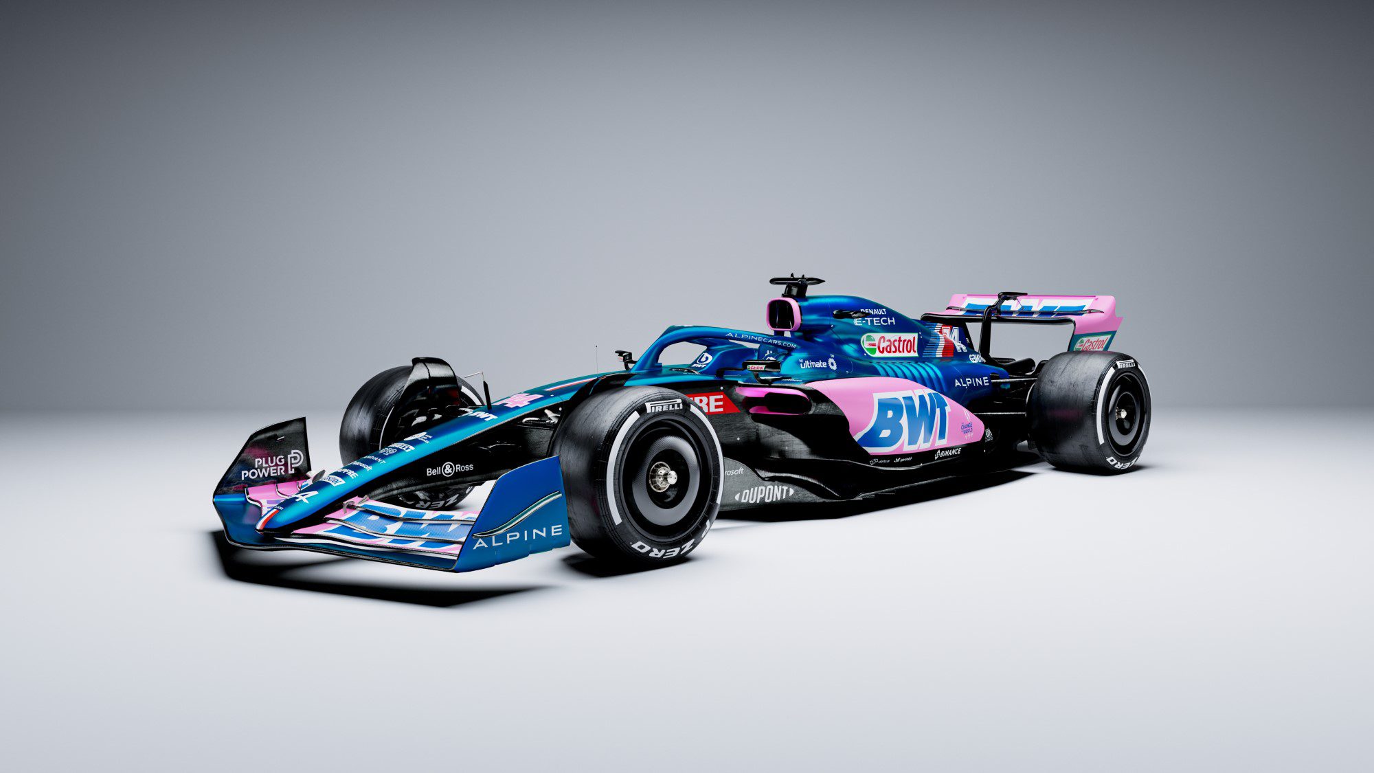 Galeria: Confira O A522 Azul E O Rosa Da Alpine Para A F1 2022