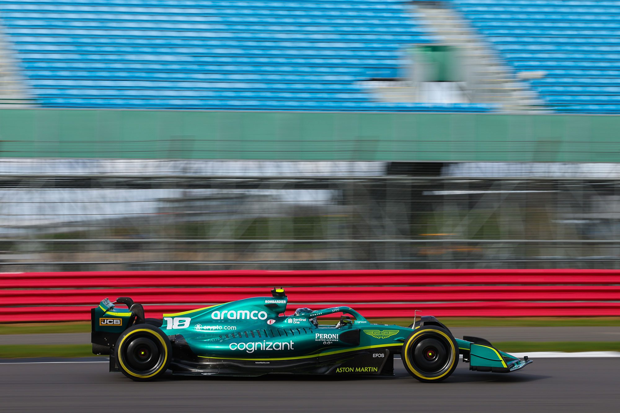 Shakedown Aston Martin AMR22 - F1 2022