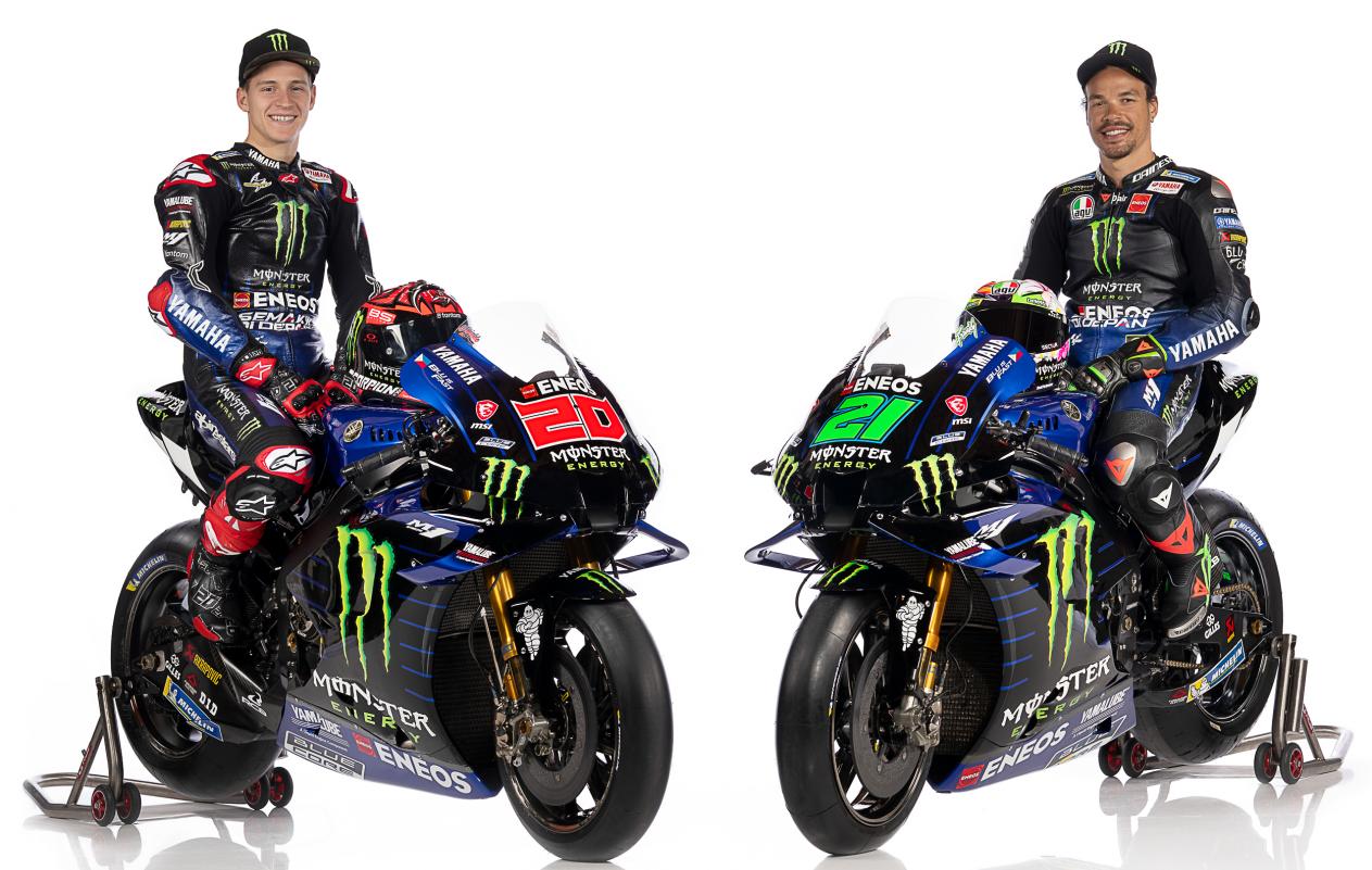 Fabio Quartararo e Franco Morbidelli (Yamaha) - Apresentação Yamaha MotoGP 2022