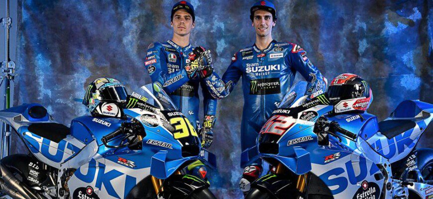 Joan Mir e Álex Rins (Suzuki) - Apresentação Suzuki MotoGP 2022