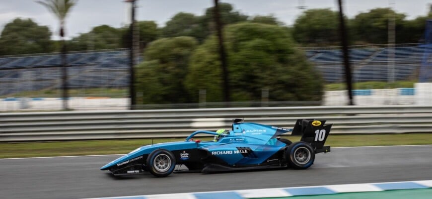 Caio Collet é terceiro em sessão de teste coletivo da FIA F3 em Jerez