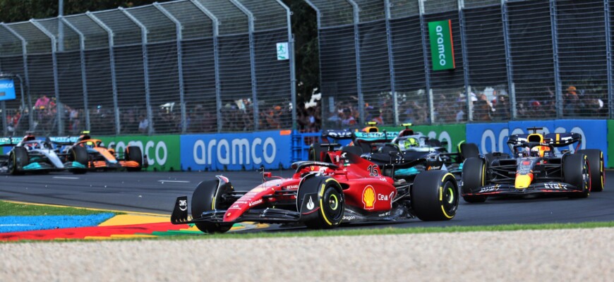 F1 2022, GP da Austrália, Largada