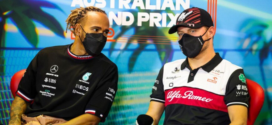 Lewis Hamilton e Valtteri Bottas