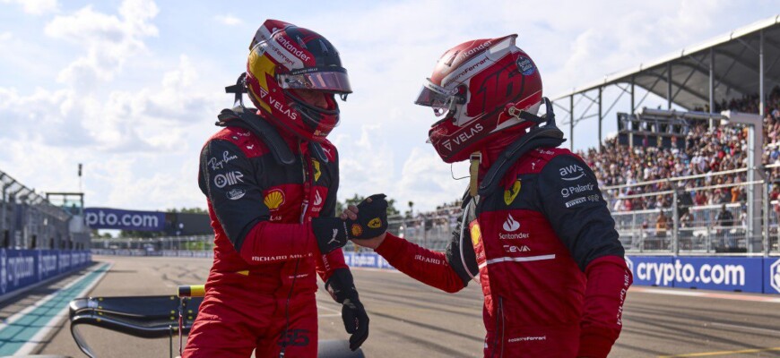 Charles Leclerc e Carlos Sainz