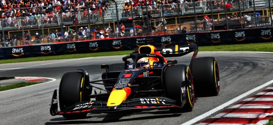 Verstappen mantém a Red Bull na frente no segundo treino para o GP do Canadá de F1