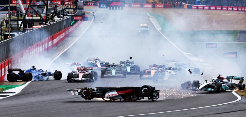 F1 2022, GP da Inglaterra, Silverstone, Acidente Zhou