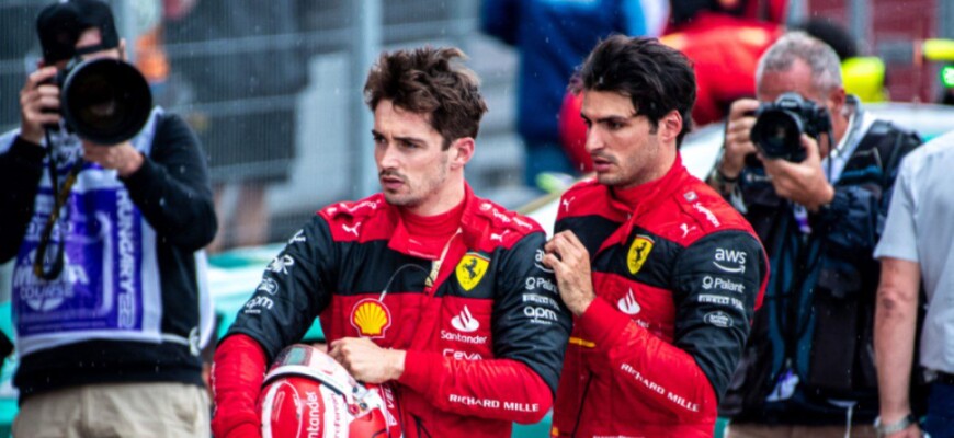 Charles Leclerc e Carlos Sainz