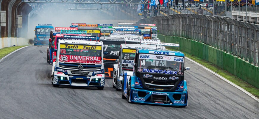 Trio da Iveco Usual Racing vai ao pódio em Interlagos e time entra de vez na disputa dos títulos da Copa Truck