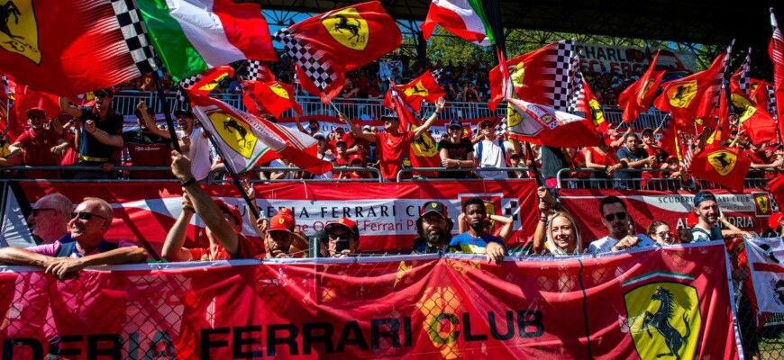 Torcida da Ferrari - GP da Itália