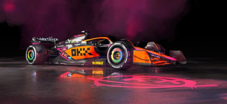 McLaren MCL36, OKX, pintura