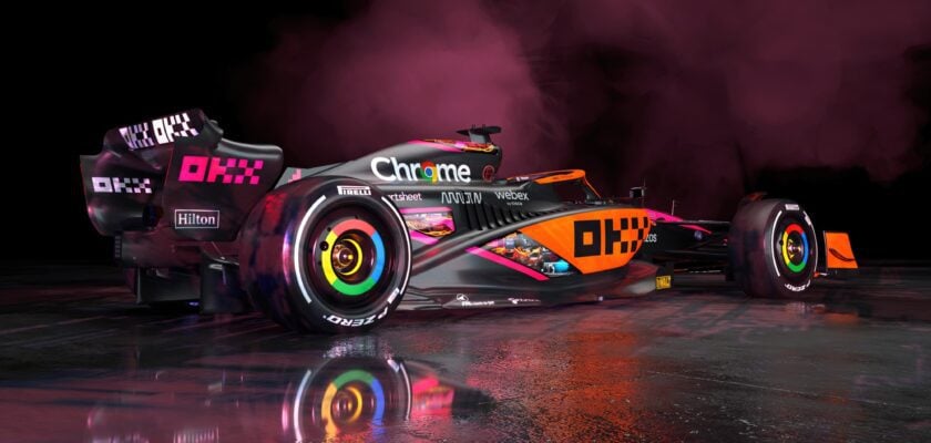 McLaren MCL36, OKX, pintura