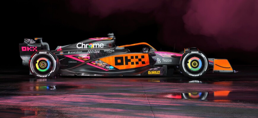 McLaren MCL36, OKX, pintura