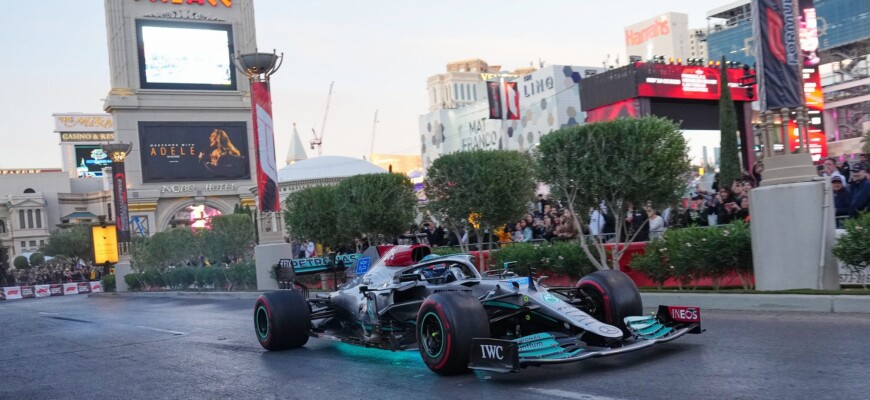 F1 realiza evento para lançamento do GP de Las Vegas de 2023