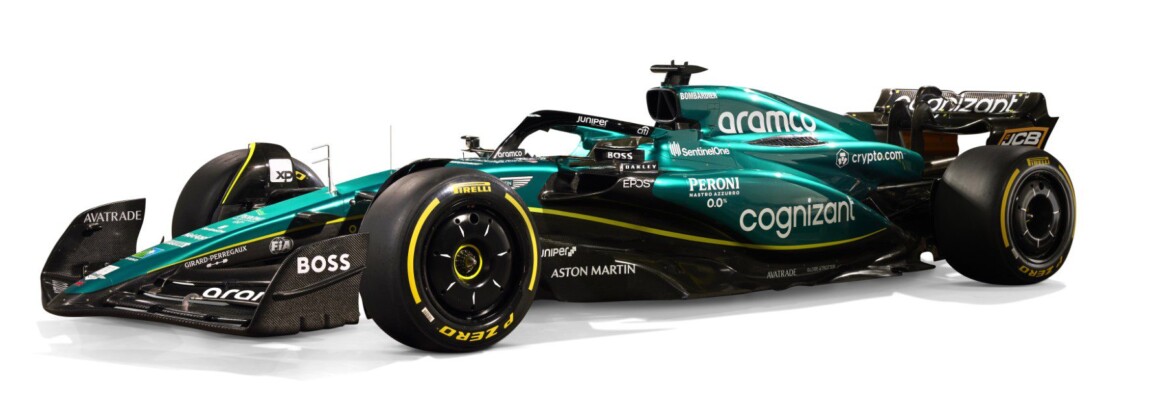 F1: Aston Martin mantém verde tradicional no AMR23 para 2023