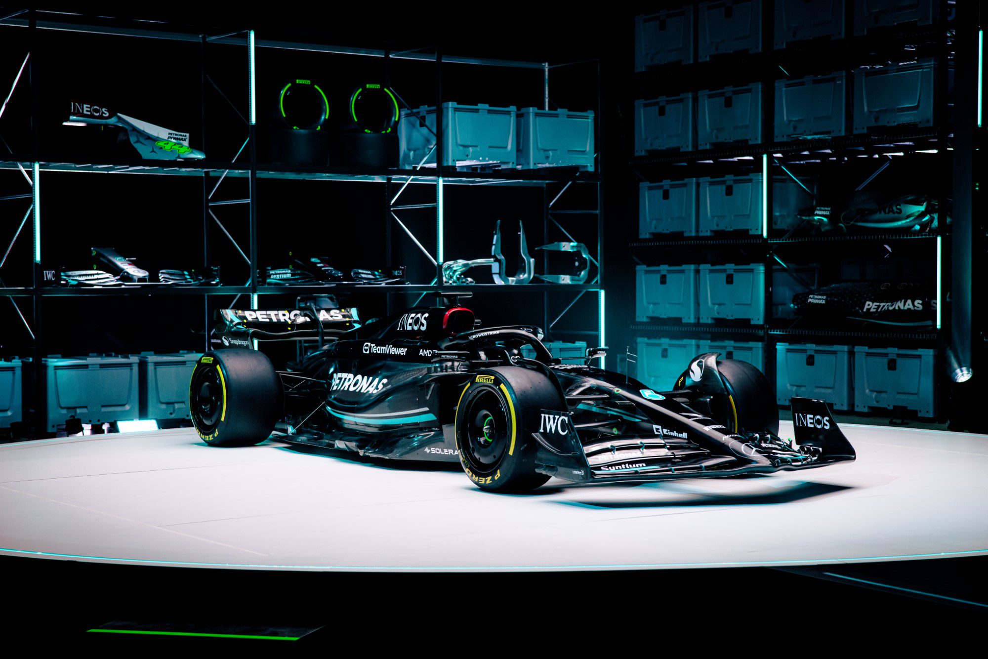 Mercedes anuncia lançamento digital do W15 para a F1 2024