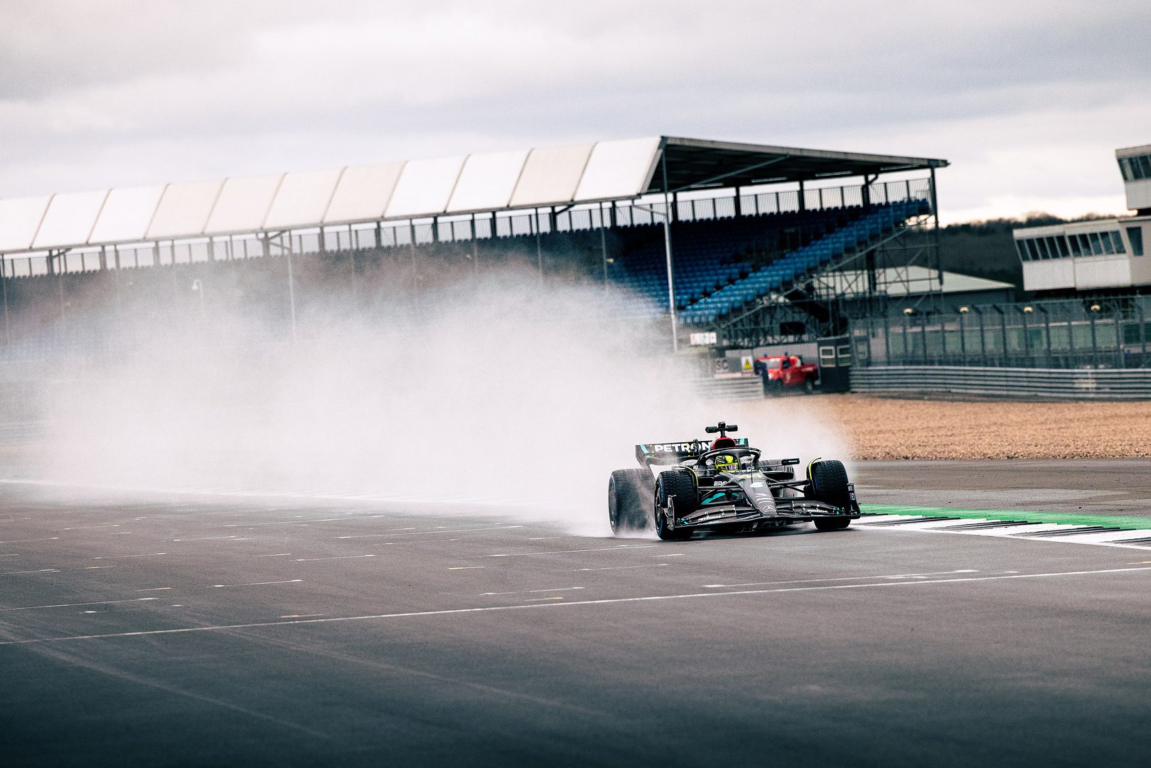 F1: Mercedes fez shakedown do W14 em Silverstone na quinta-feira