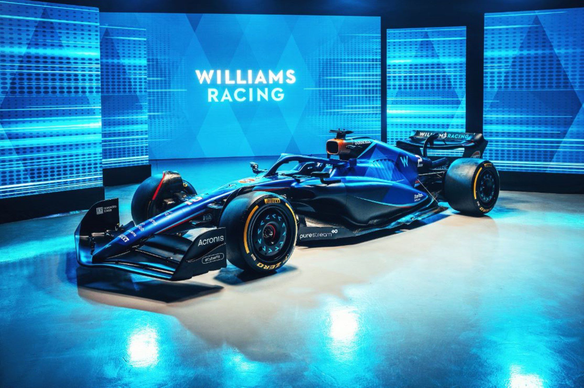 Williams apresenta cores do FW45 e traz patrocínio Gulf para Fórmula 1
