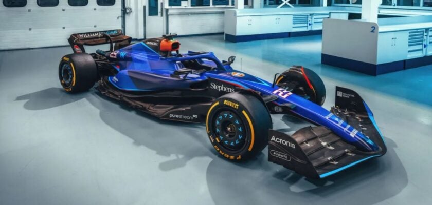 F1: Williams divulga primeiras imagens reais do FW-45 para 2023