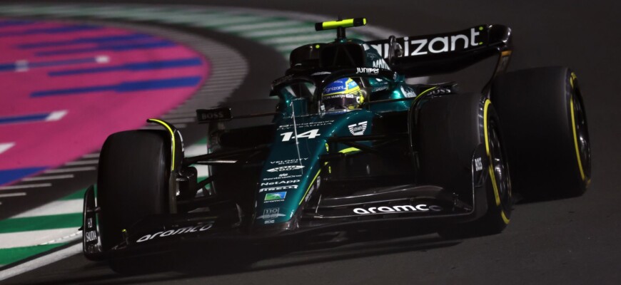 F1: Aston Martin satisfeita com desempenho do AMR23 em Jeddah