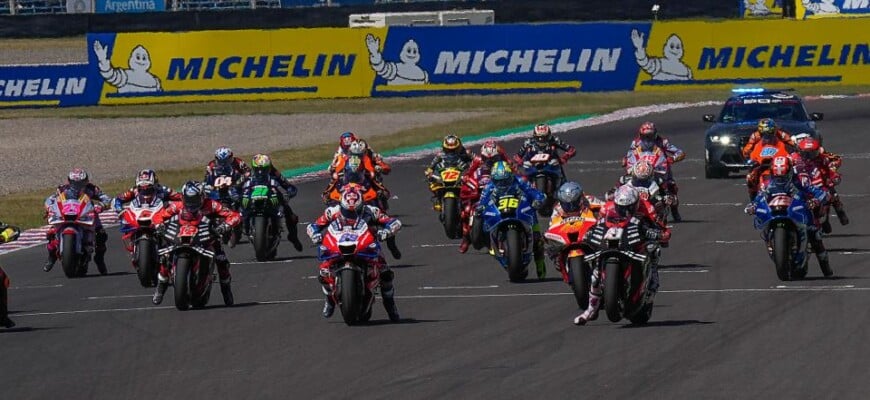 Largada MotoGP Argentina 2022