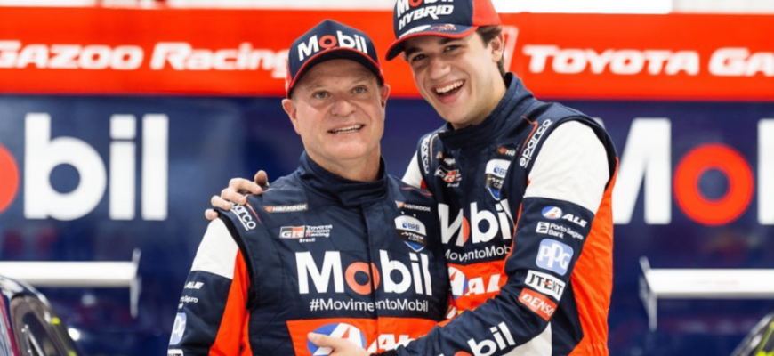 Rubens Barrichello e seu filho Dudu serão companheiros de equipe na Stock Car 2023