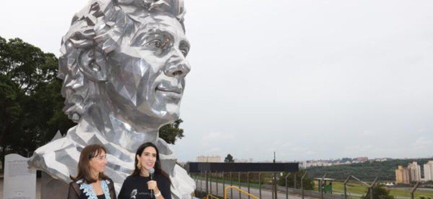 Inauguração de Circuito Nosso Senna tem presença da família Senna e oficina com crianças de escolas públicas para celebração do legado do piloto