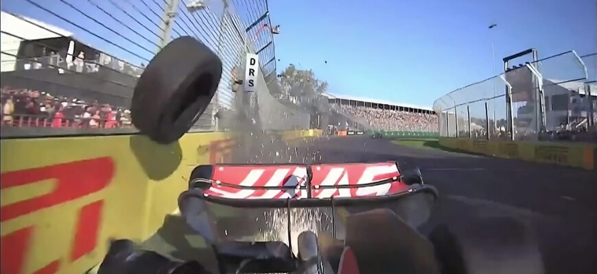 Kevin Magnussen / Acidente - GP da Austrália F1 2023