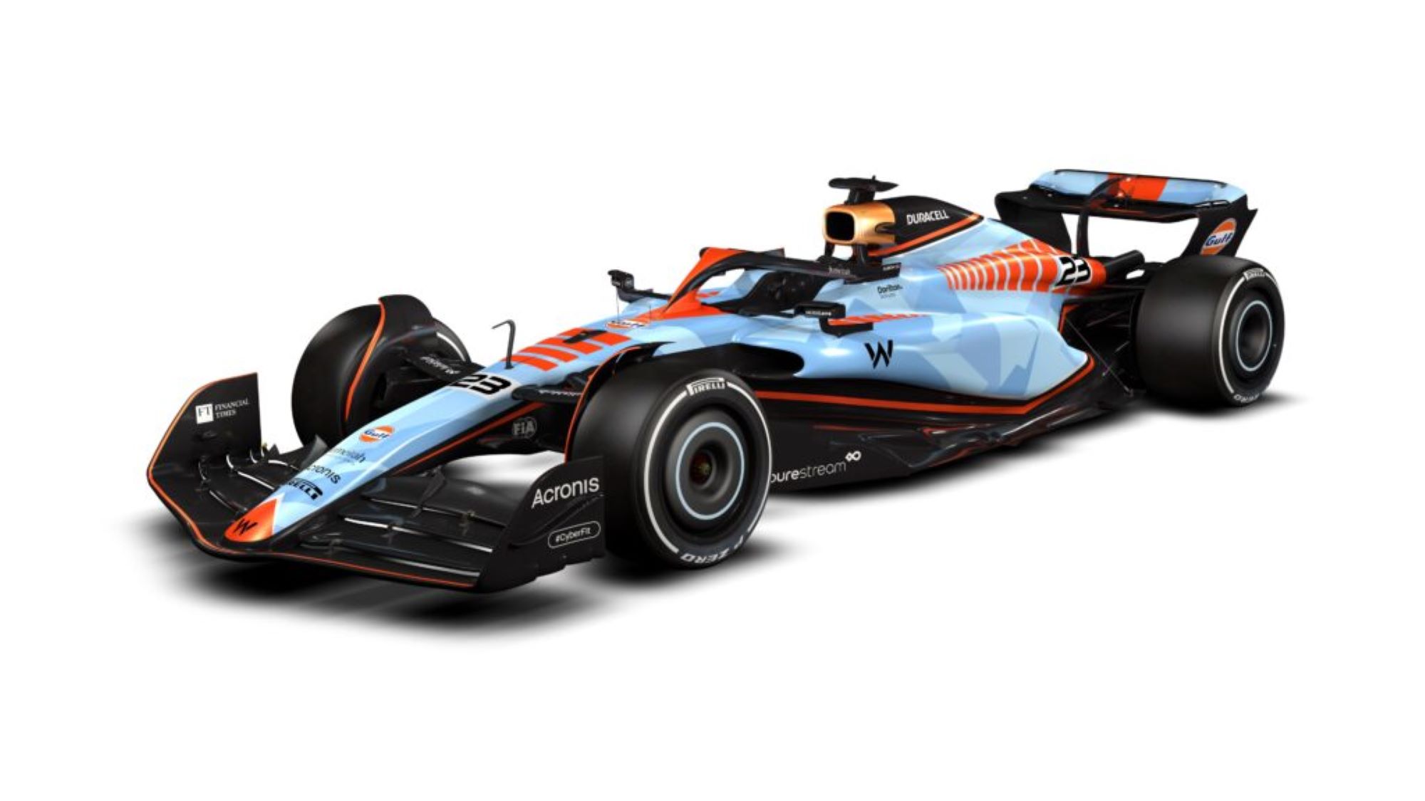 Fãs podem escolher pintura da Williams Gulf para três corridas de 2023