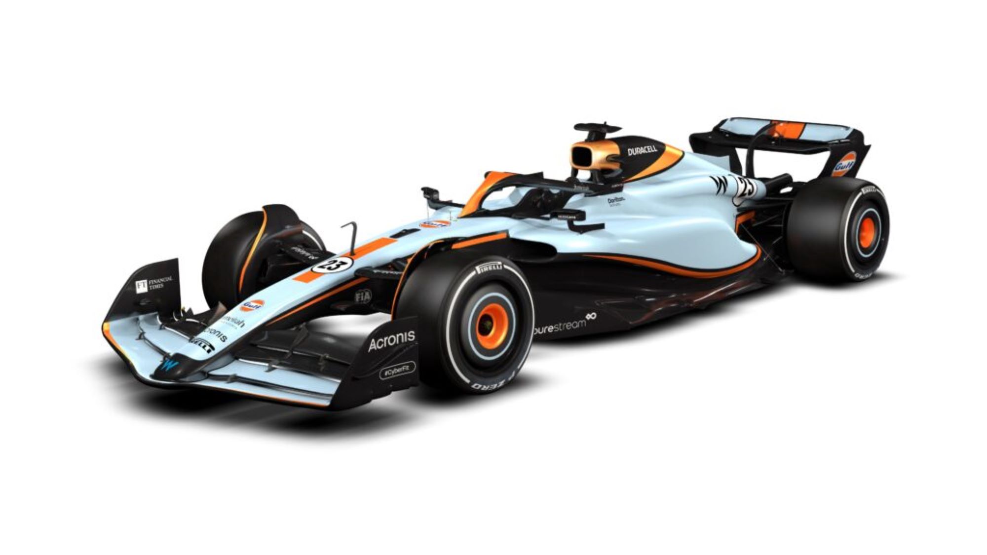 Fãs podem escolher pintura da Williams Gulf para três corridas de 2023