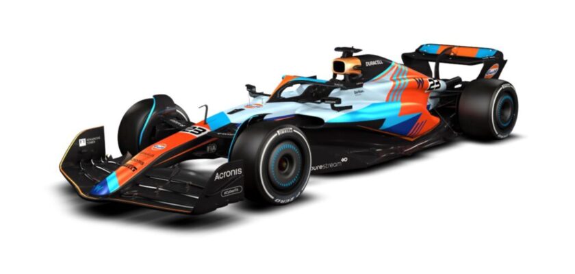 Fãs podem escolher pintura da Williams Gulf para três corridas de 2023