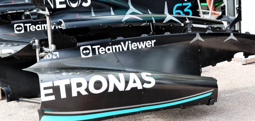 Mercedes F1 2023 - Sidepod - GP de Mônaco