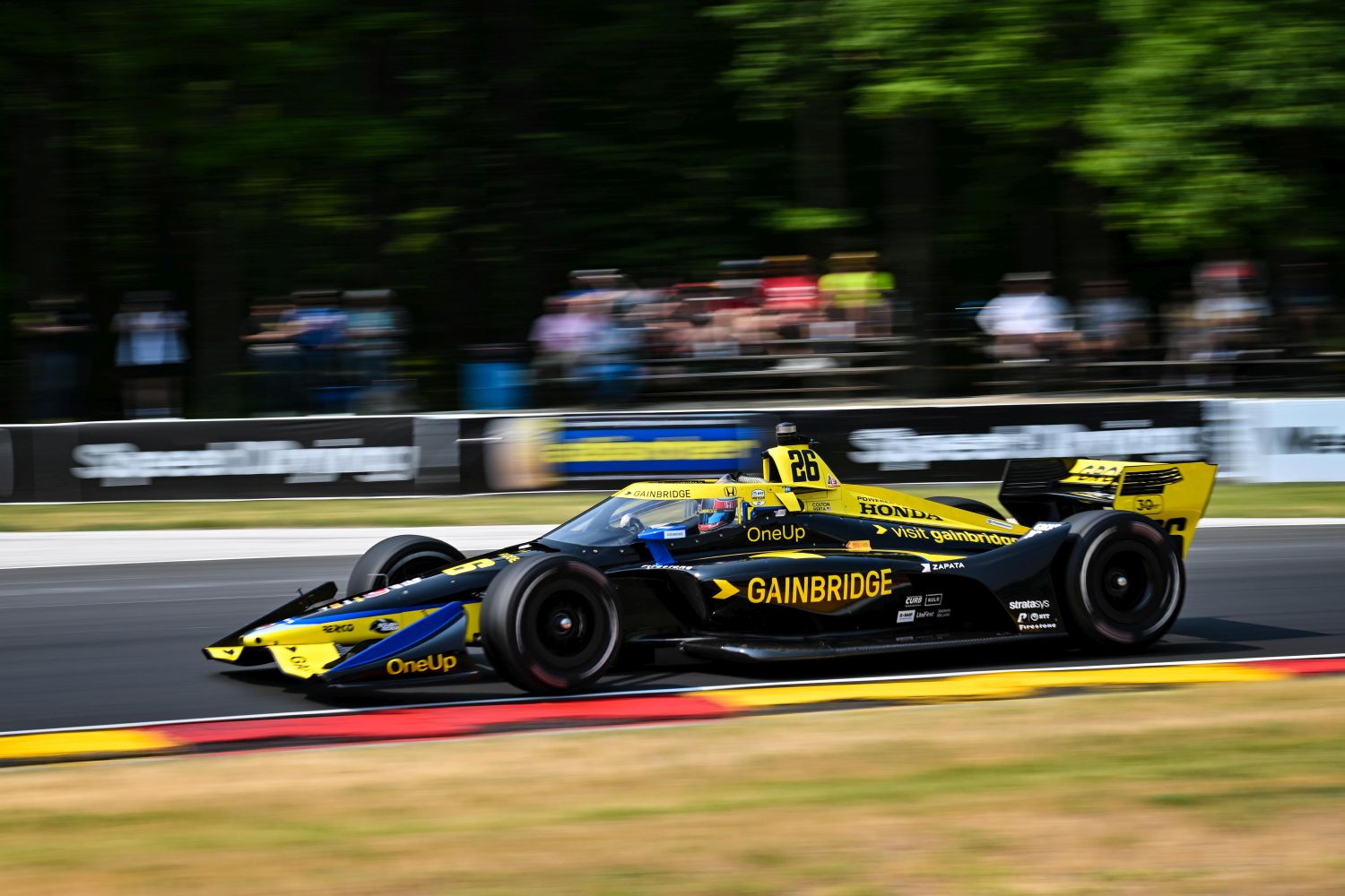 Indy Herta aparece no fim e fatura pole position em Road America